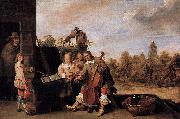 David Teniers the Younger The Painter and His Family Spain oil painting artist